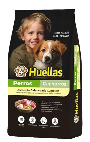 4 Huellas Perro Cachorro 20 kg